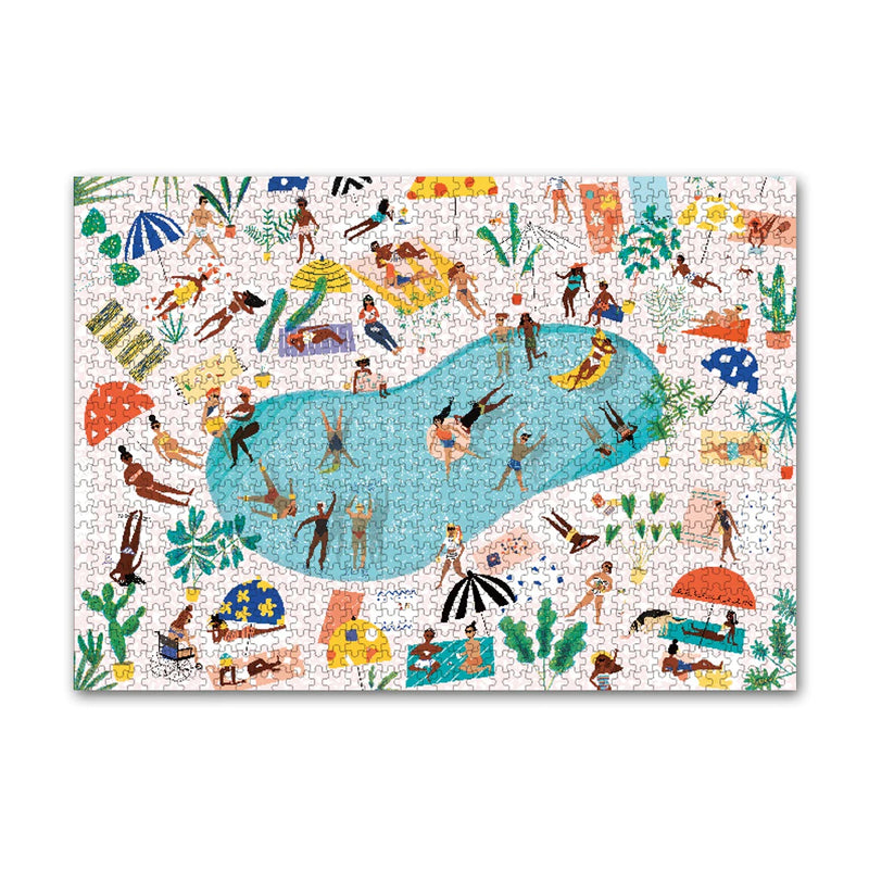 pool party jigsaw puzzle