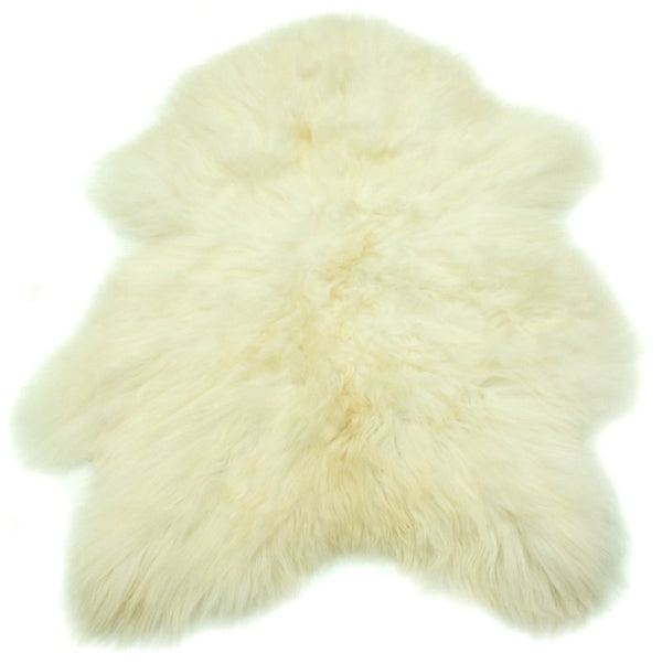 natural white icelandic sheepskin (110 cms)