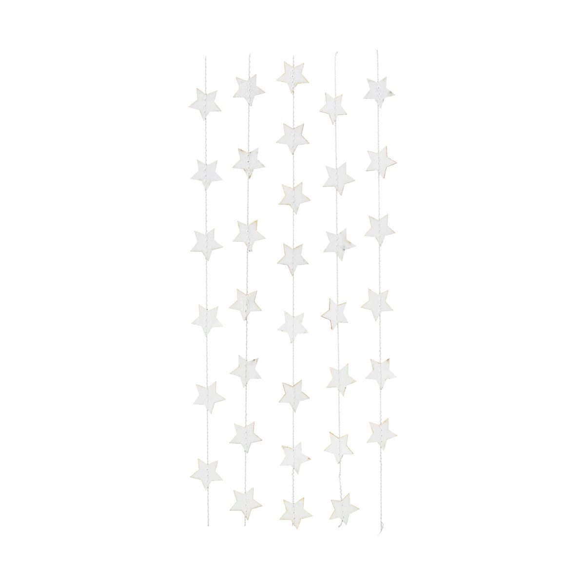 white star garland (medium)