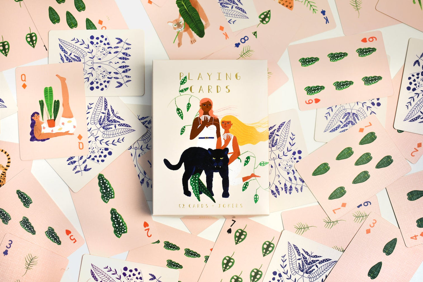 house plants playing cards