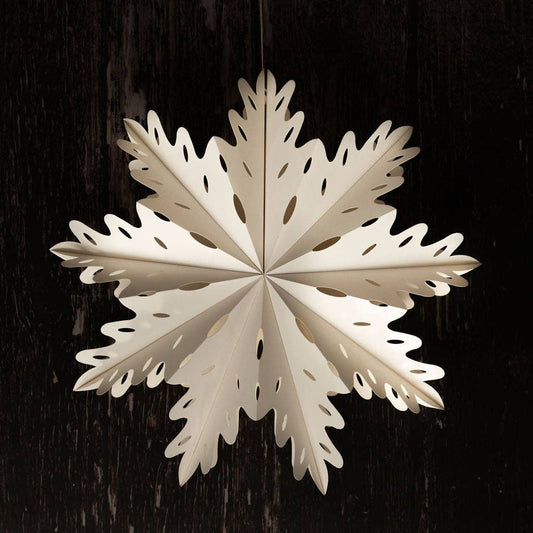 large bellflower paper snowflake decoration