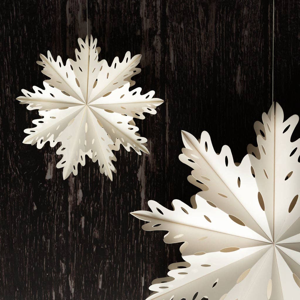 bellflower paper snowflake decoration