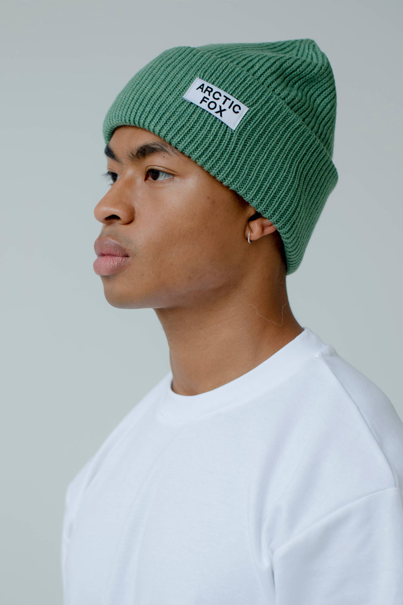 green beanie