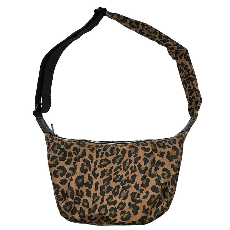 small brixton leopard print cross-body bag