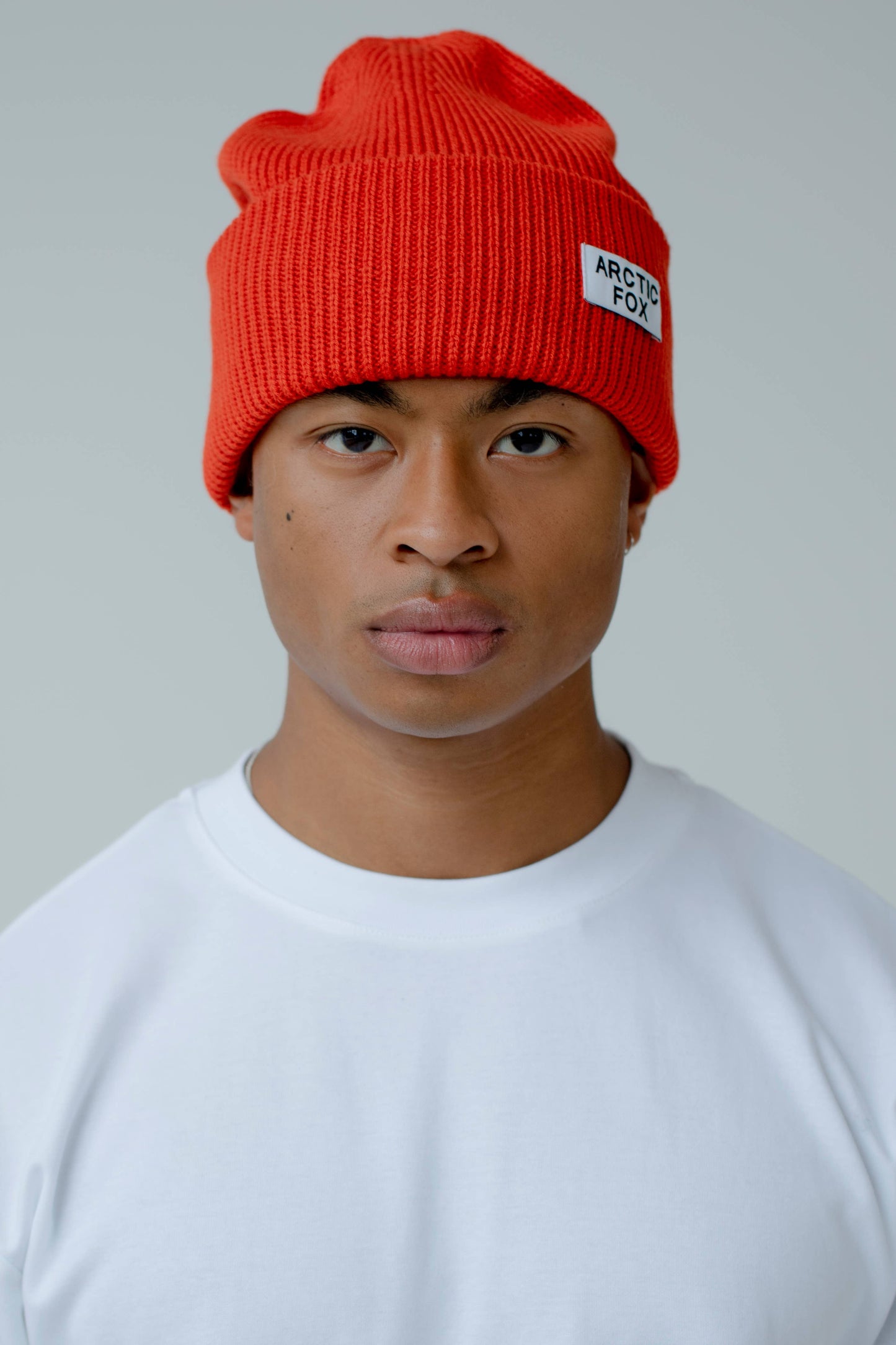 coral beanie