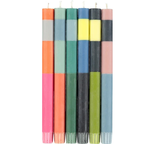 abstract striped candles (6)