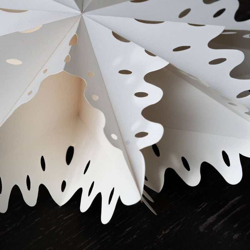 bellflower paper snowflake decoration