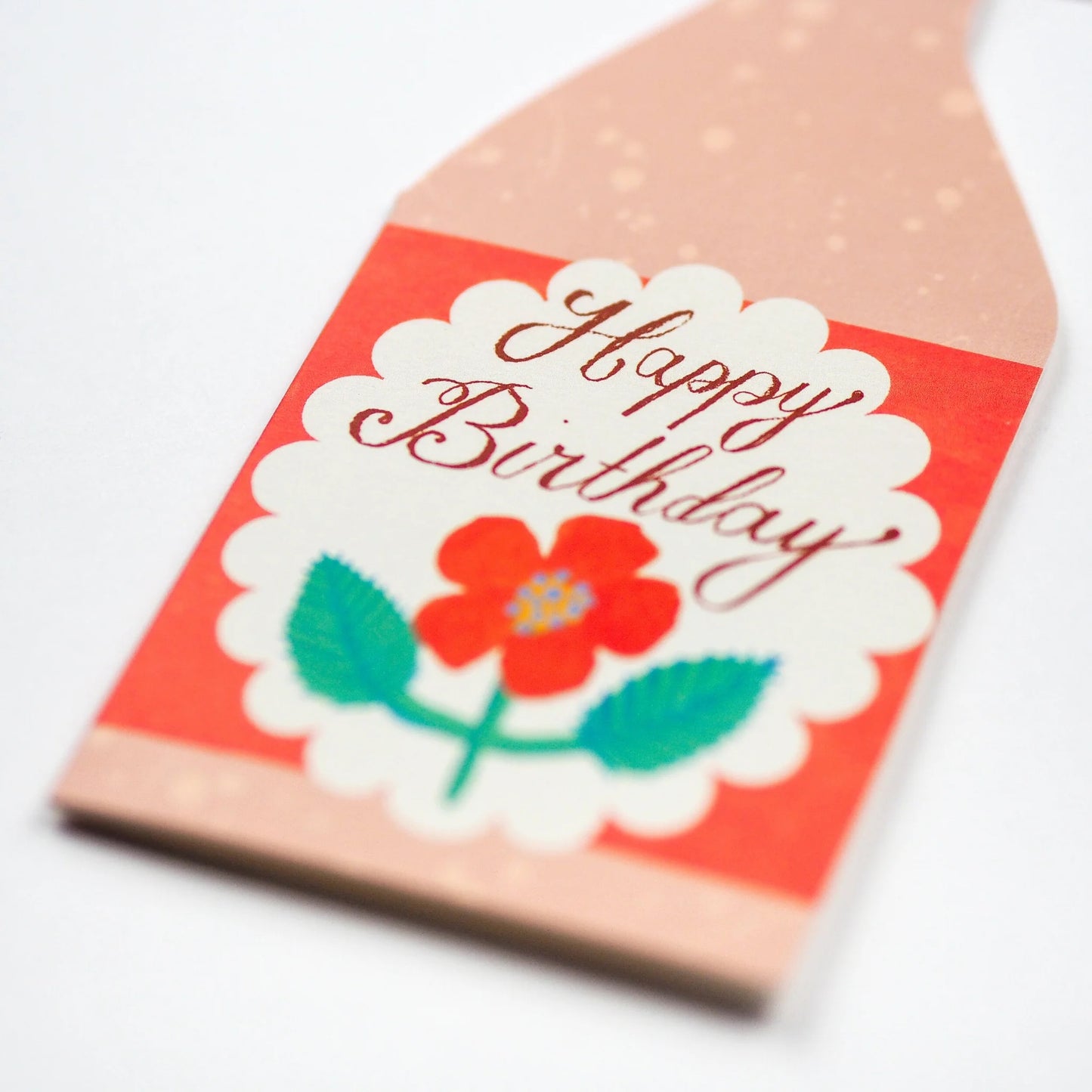 birthday rosé card