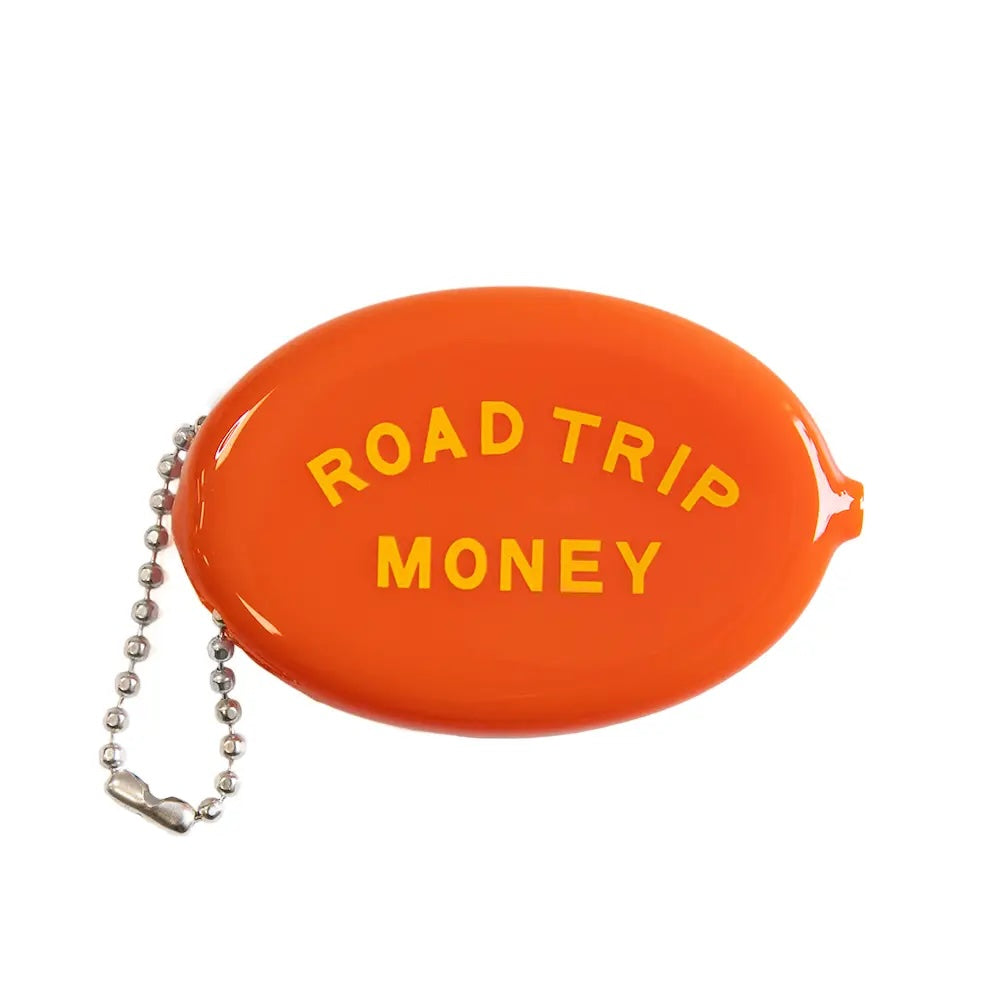 road trip money coin pouch