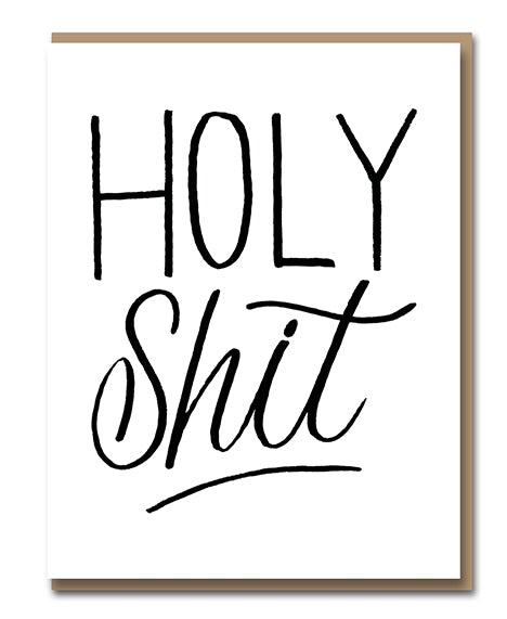 large holy shit card