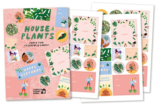 plant stickers + labels