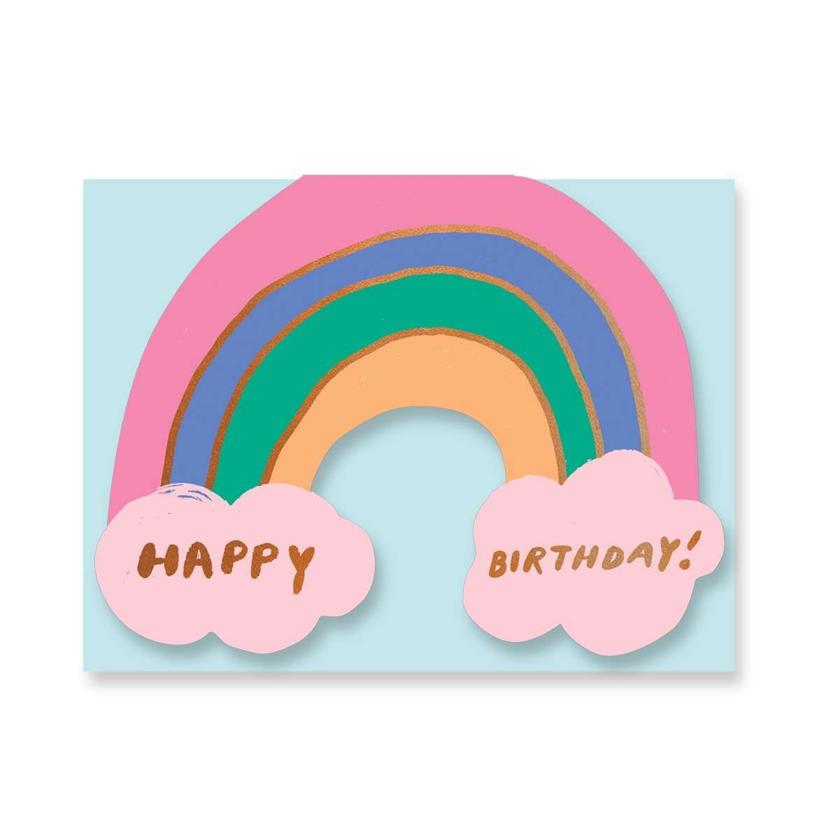 rainbow birthday card
