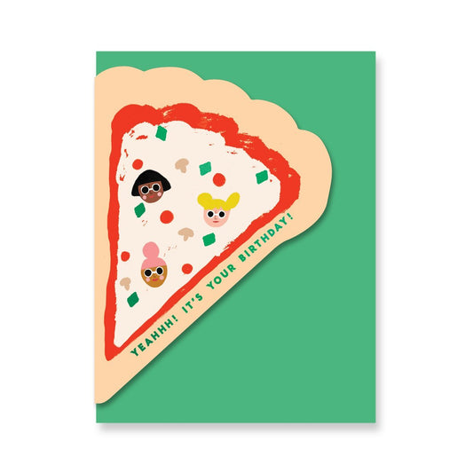 pizza birthday card
