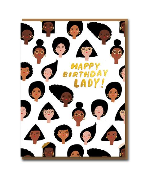geo girls birthday card