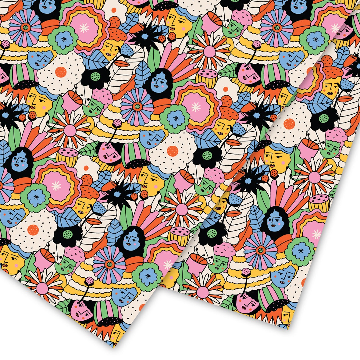 mellow petals gift wrap