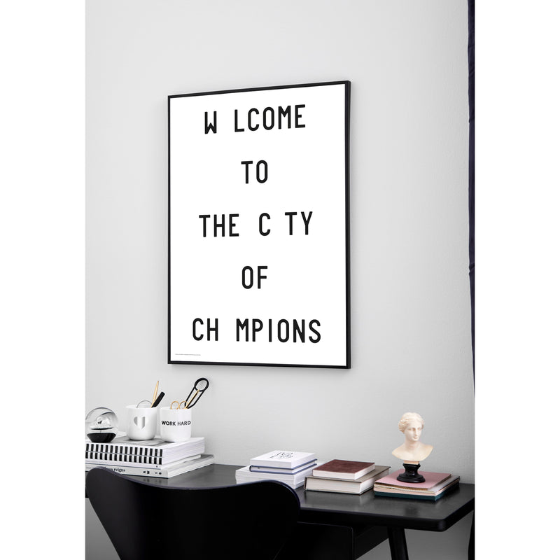 welcome to the city a3 print