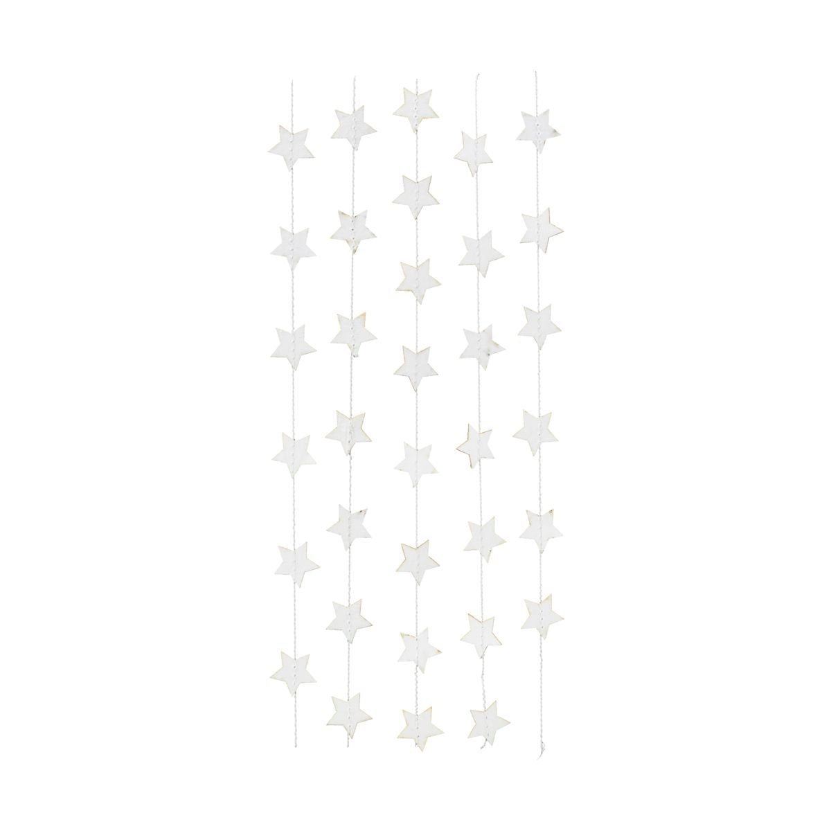 white star garland (medium)