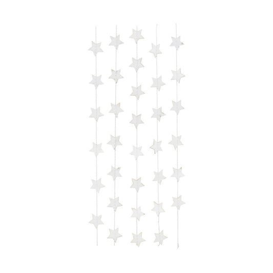 white star garland (medium)