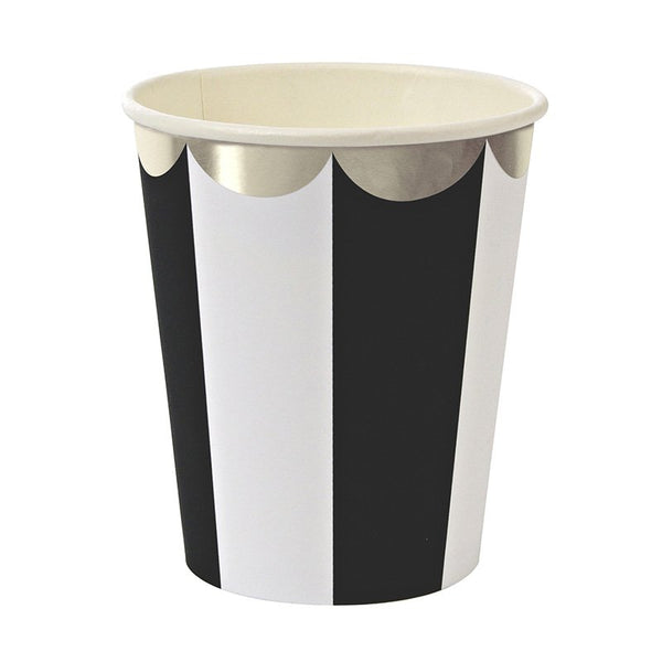 black stripe cups (8)
