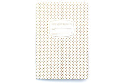 a5 gold pattern notebook