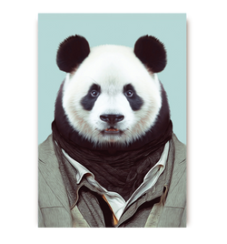 panda postcard