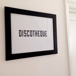 'discotheque' print