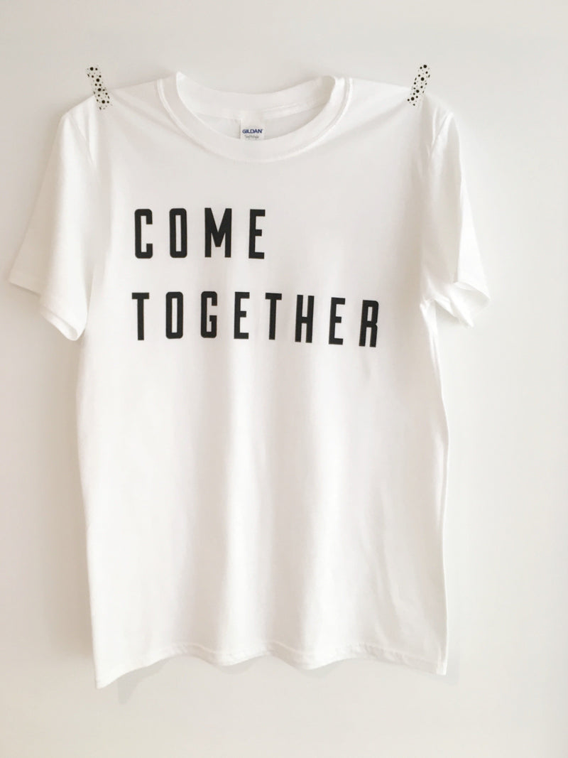 'come together' logo t-shirt