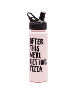 'pizza' water bottle