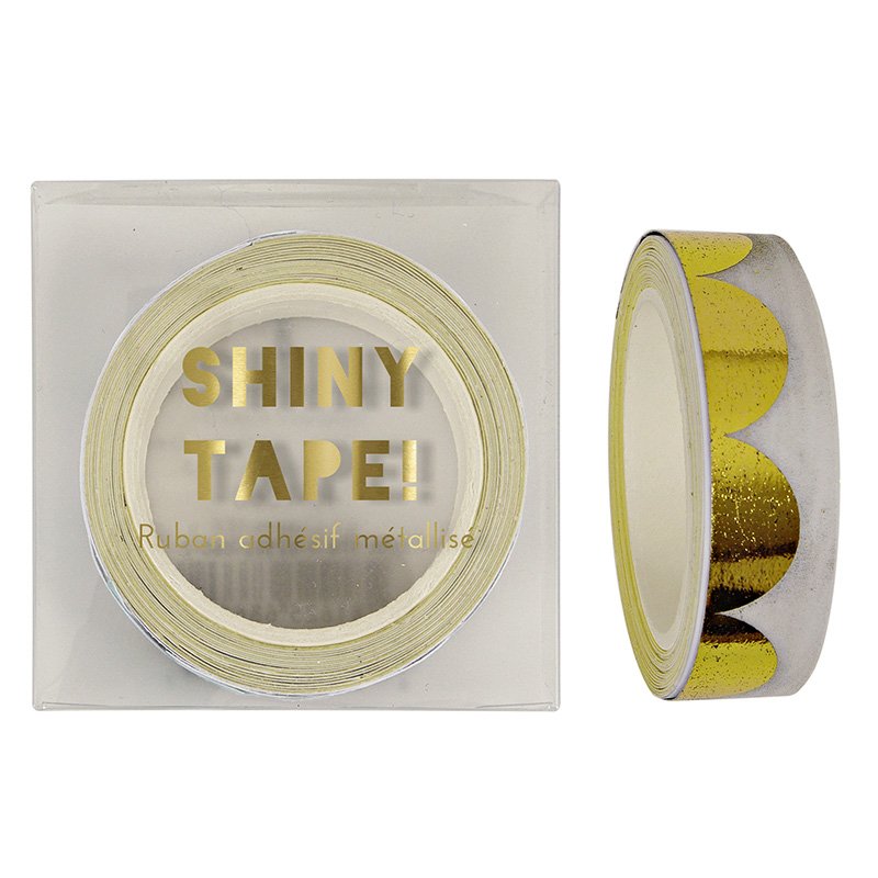 gold scallop foil tape