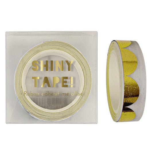 gold scallop foil tape