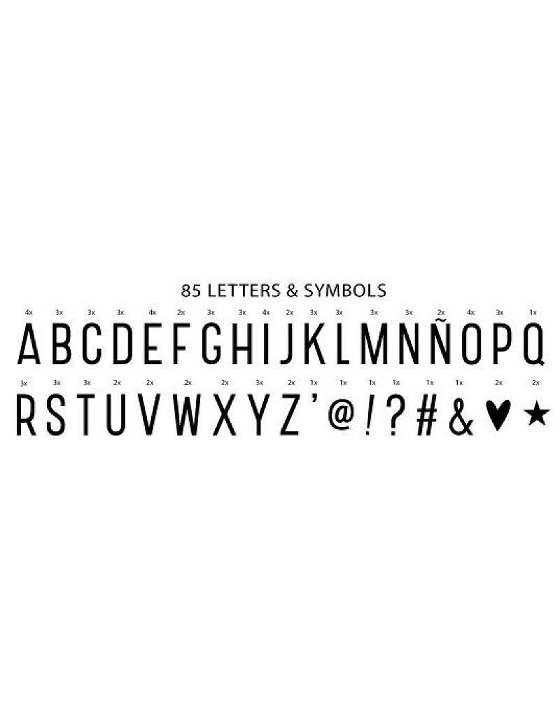lightbox letter set - basic