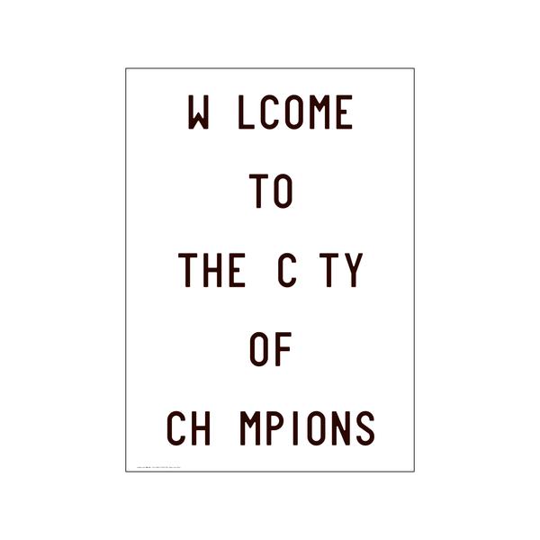 welcome to the city a3 print