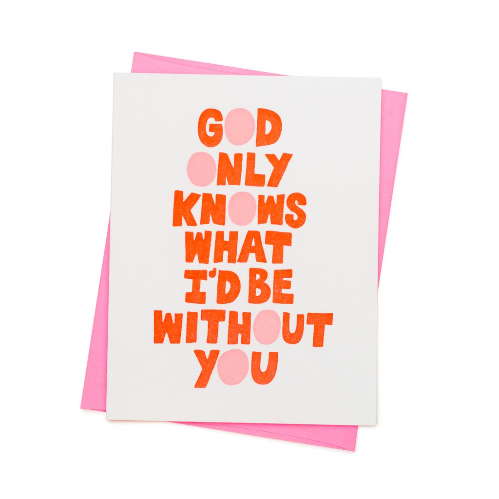 god only knows card