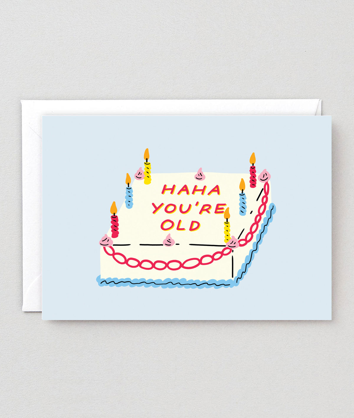 ha ha cake card