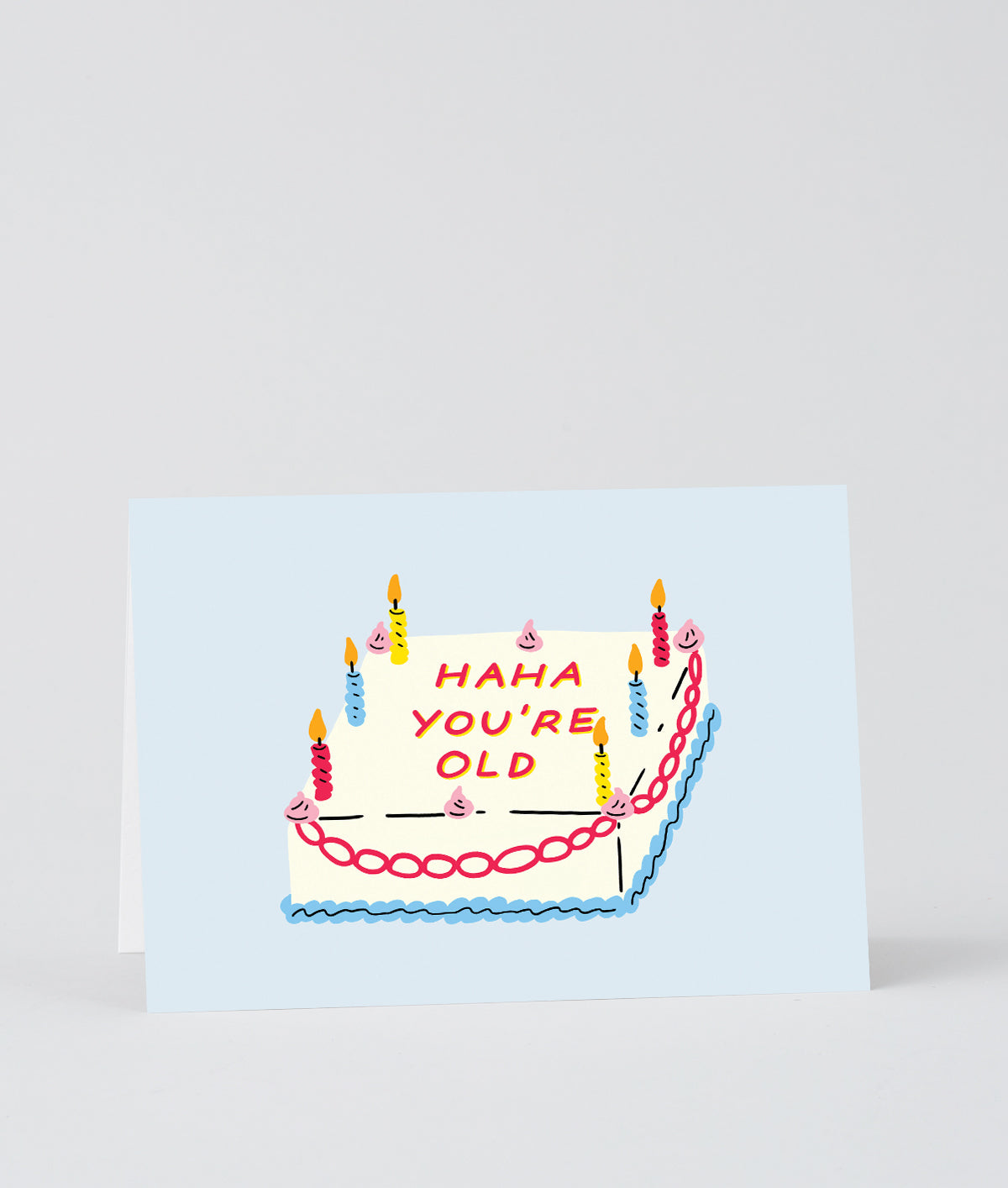 ha ha cake card