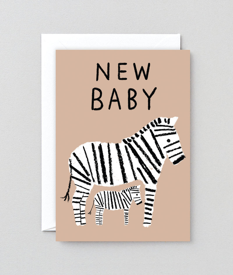 new baby zebras card
