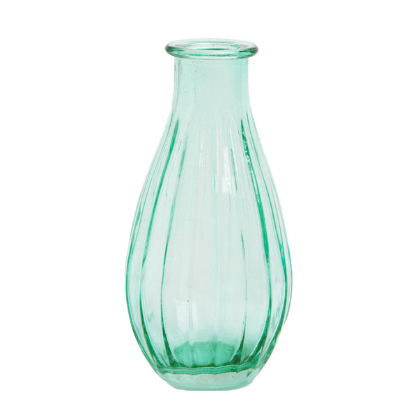 glass bud vase (green)