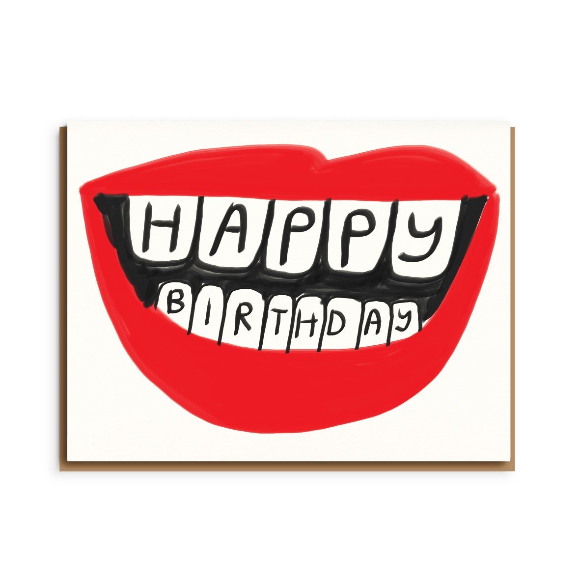 big mouth birthday card