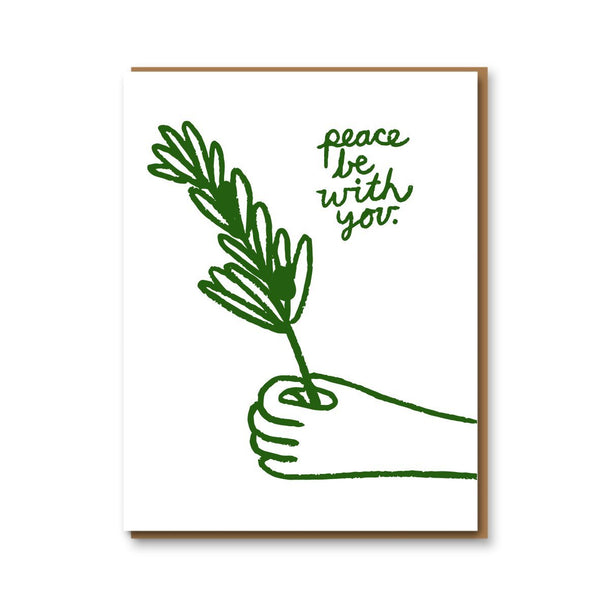 peace be with you christmas card