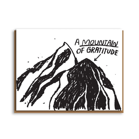 mountain of gratitude card