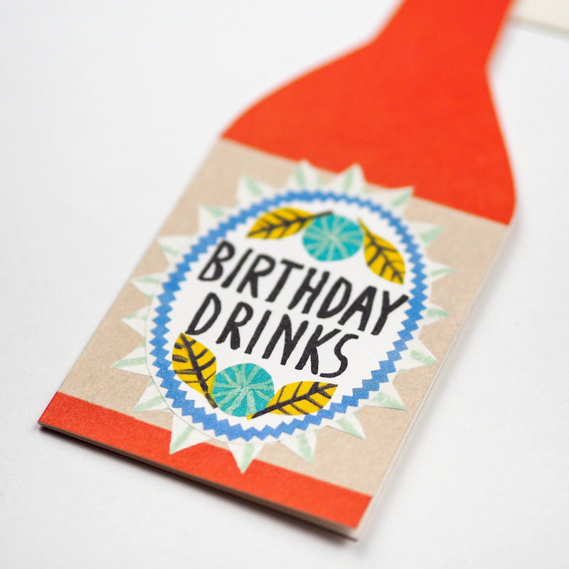 birthday drinks card