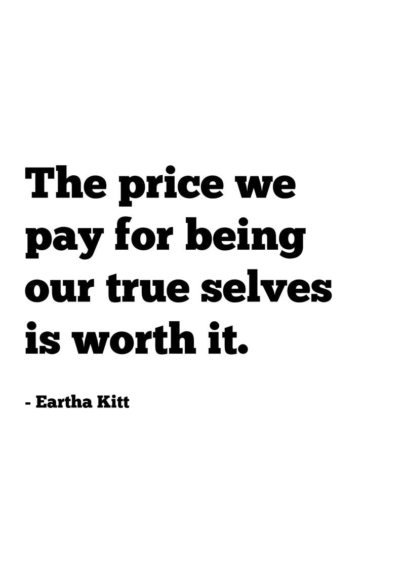 eartha kitt quote poster