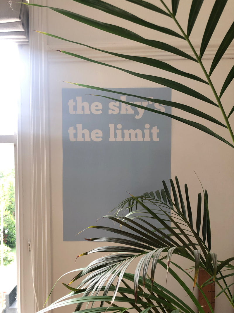 the sky’s the limit poster