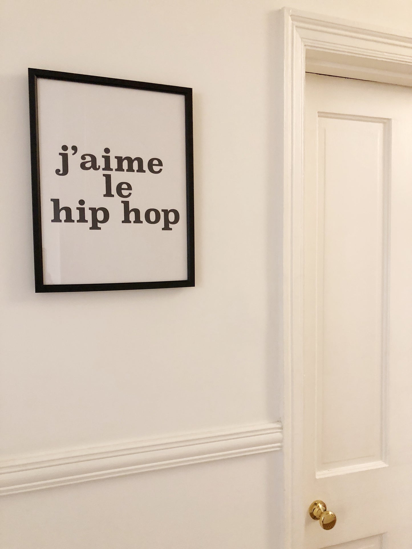 j’aime le hip hop a3 print