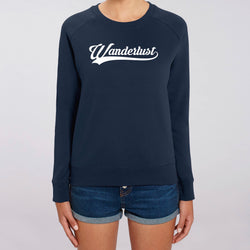 wanderlust sweatshirt (navy)