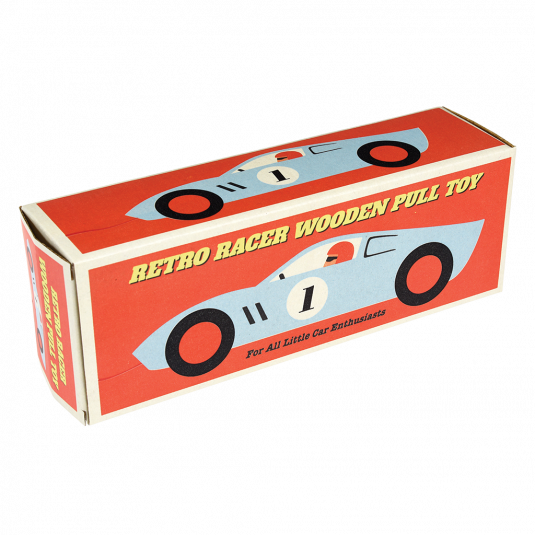 retro racer pull toy